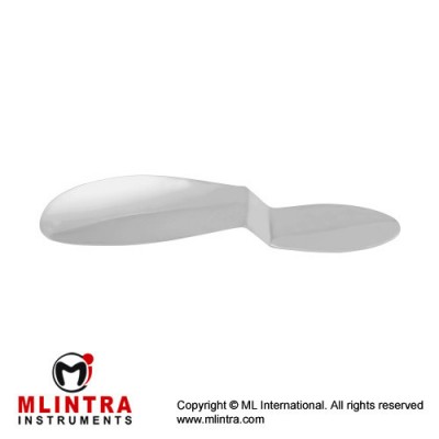 Reverdin Abdominal Spatula Stainless Steel, 28.5 cm - 11 1/4" Blade Width 63 mm - 45 mm